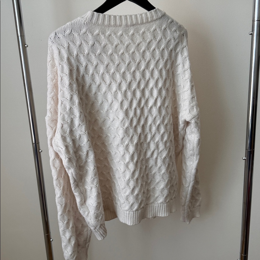 Cyrus Cream Cable Knit Sweater - Picture 5 of 5